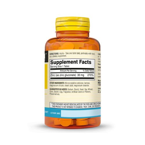 Zinc 30mg Mason 100 tab