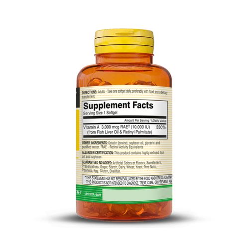 A 10000 iu Fish Oil Mason 100cap