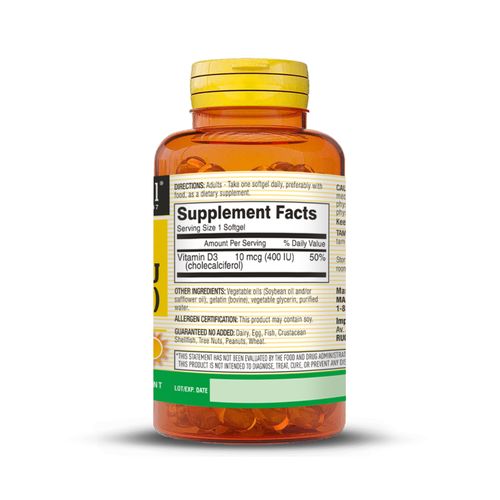 D3 400 iu 10 Mcg Mason 100 cap