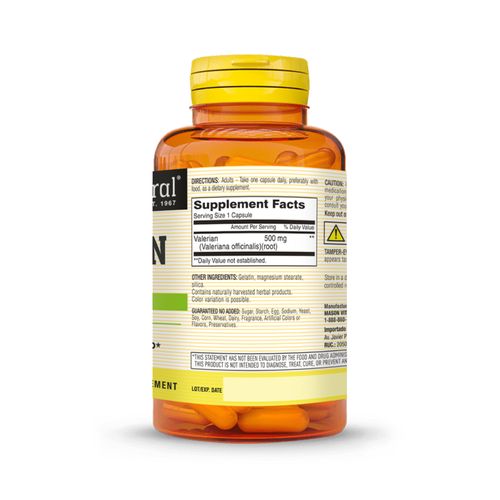 Valerian 500mg Mason 60cap