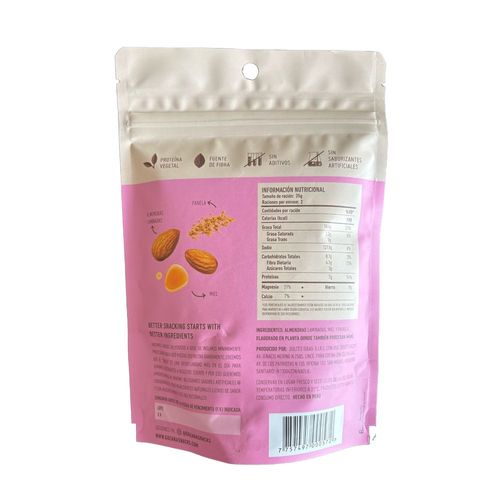 Almendras gozana laminadas horneadas con miel doy pack 70gr