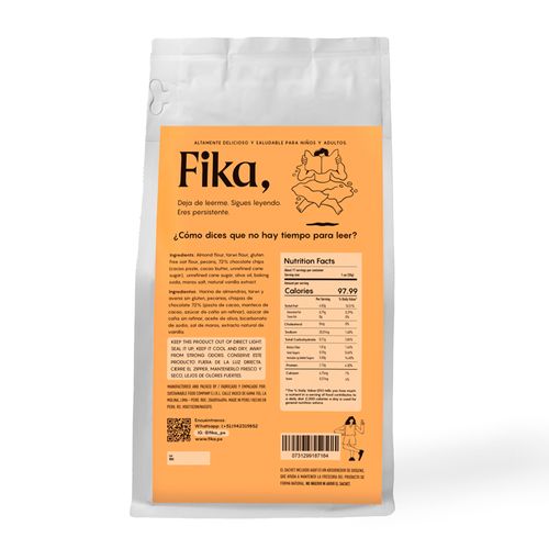 Galletas Chocochip Pecanas Fika 400 g