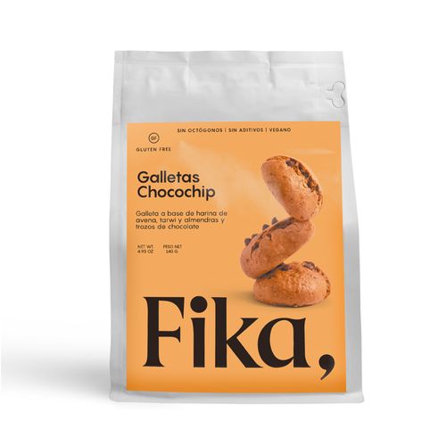 Galletas de Chocochips con Pecanas sin Gluten Fika 140 g