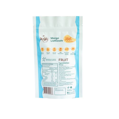 Mango Liofilizado 25 gr Kigli Fru-it