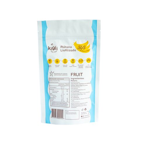 Platano Liofilizada 15 gr Kigli Fru-it