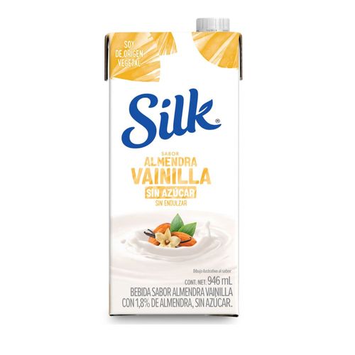 Bebida de Almendra y Vainilla sin Azúcar Silk 946 ml