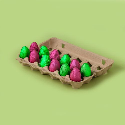 Huevo de pascua 55% cacao con panela FyF unidad 28g