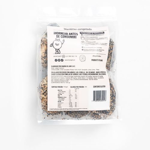 Prebaked everything Baegel 600g