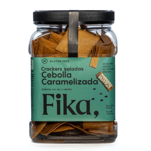Crackers saladas cebolla caramelizada 200g fika