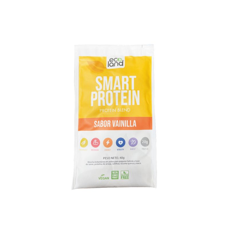 Smart-Protein-Vainilla-Ecoland-40g