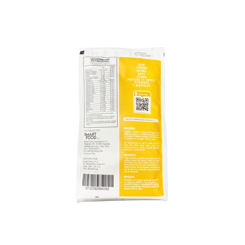 Smart-Protein-Vainilla-Ecoland-40g