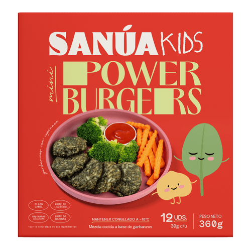 Mini Burgers Garbanzo Sanua 360g