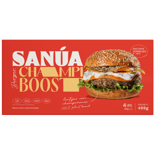 Burger Lentejas Sanua 400g