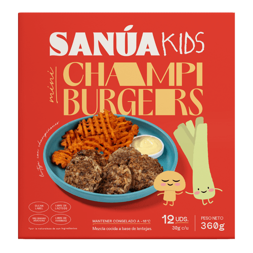 Mini Burgers Lentejas Sanua 360g