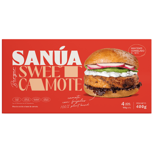 Burger Camote Sanua 400g