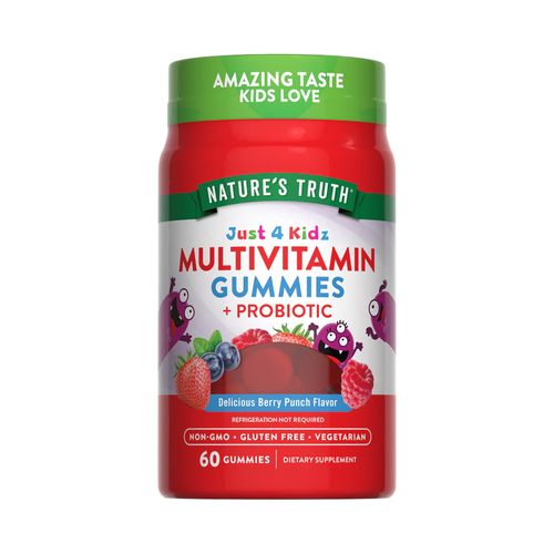 Multivitamínico Kid + Probiótico Nature's Truth 60 Gummies