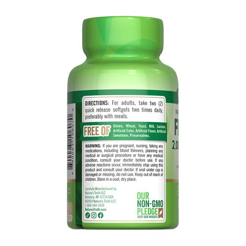 Fish Oil 2,000 mg Nature's Truth 60 cap