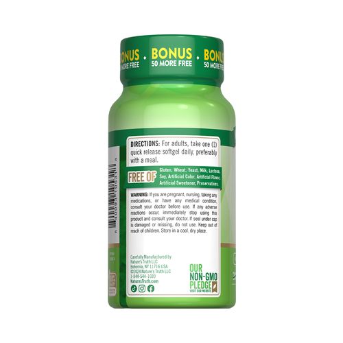 Vitamina D3 1,000 IU Nature's Truth 250 cap
