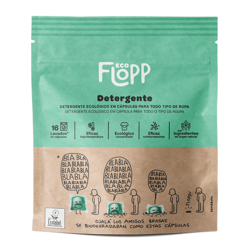 Detergente ecológico Flopp  16 capsulas