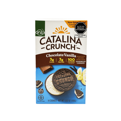 Galletas Sandwich de Chocolate y Vainilla Catalina Crunch 193 g