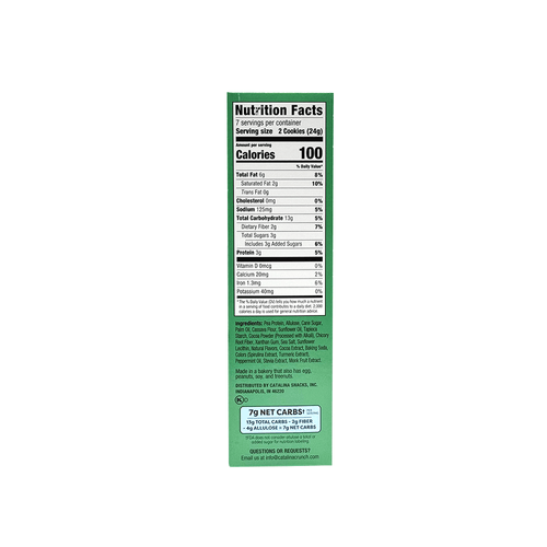 Galletas de Chocolate con Menta Catalina Crunch Caja 193g