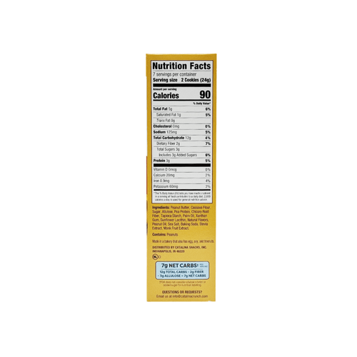 Galletas de Mantequilla de Maní Catalina Crunch Caja 193g
