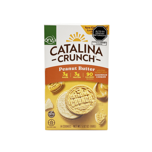 Galletas de Mantequilla de Maní Catalina Crunch Caja 193g