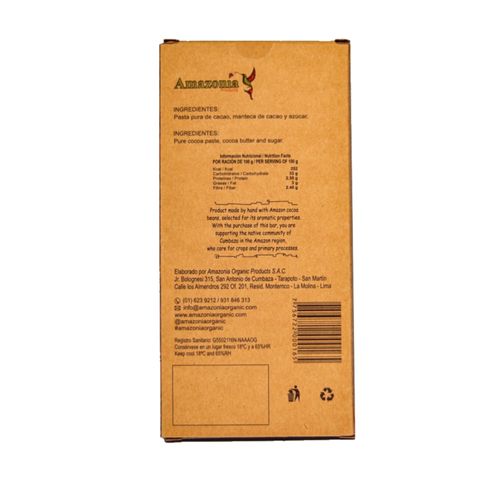 Chocolate para Taza Amazonía 100 g
