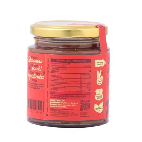 Crema de Avellanas Percent 250g