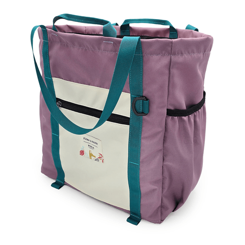 Tote Bag FyF  Piola Morado y Verde