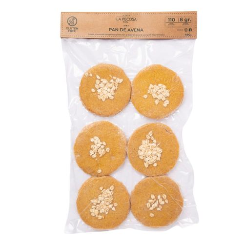 Pan de avena x6 unidades La Pecosa Healthy 490 g