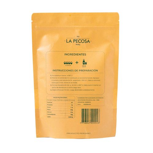 Premezcla Keke de Vainilla La Pecosa Healthy 380 g