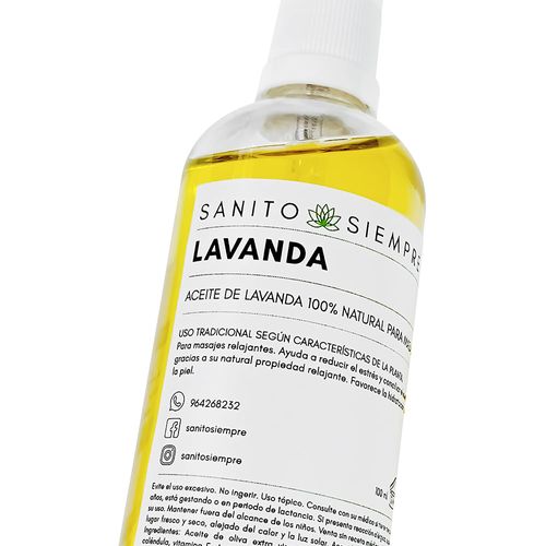 Aceite de Lavanda Sanito Siempre 100 ml