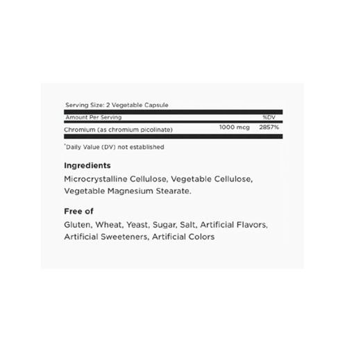 Chromium Picolinate 500 Mcg Solgar