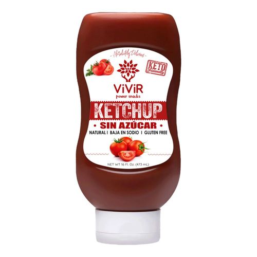 Ketchup sin azúcar Vivir Power 473ml