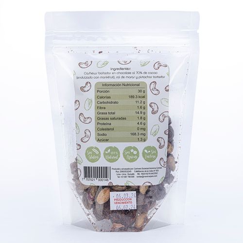 Mix Chococashew y pistachos Manimar 150g