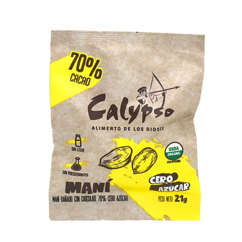 ChocoMani 70% cacao 0 azucar 21g