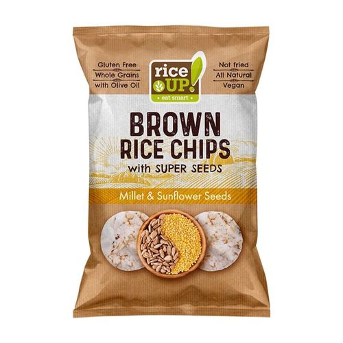 Millet y sunflower seeds Rice up chips 60g