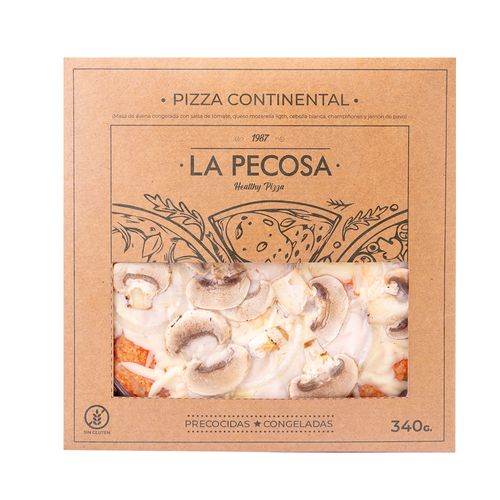 Pizza Continental 340g La Pecosa Healthy