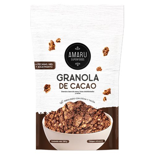 Granola de Cacao 200g Amaru Superfoods