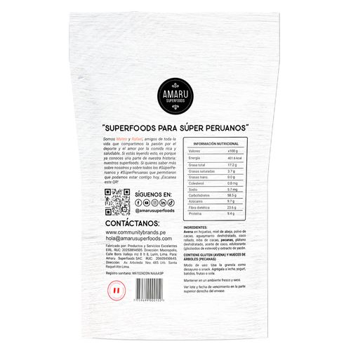 Granola de Cacao 200g Amaru Superfoods