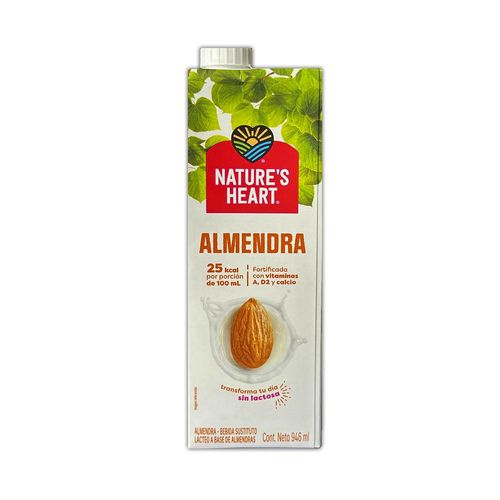 Bebida de Almendras Sin Azúcar Nature's Heart 946 ml