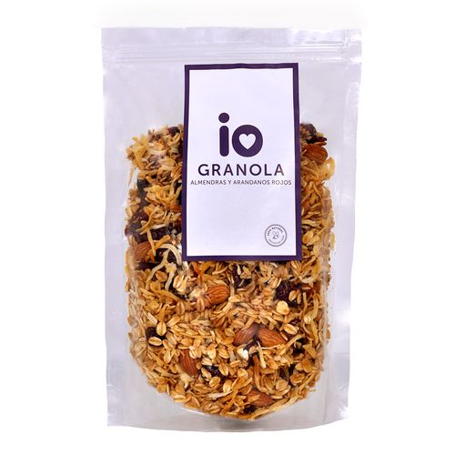 Granola de Almendras y Arándanos Rojos IO 400 g
