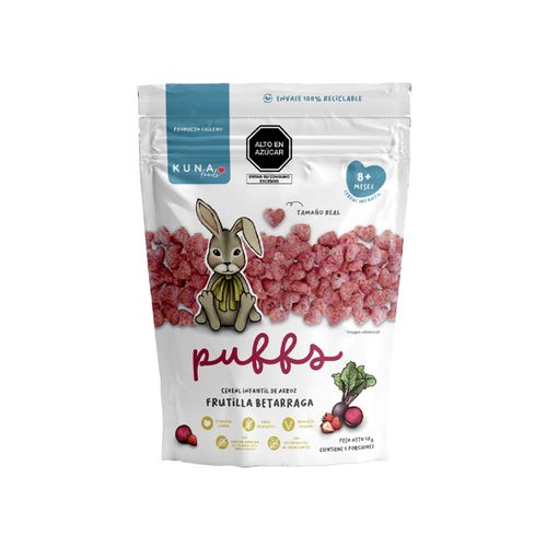 Puff Frutilla Beterraga Kuna Foods 50g