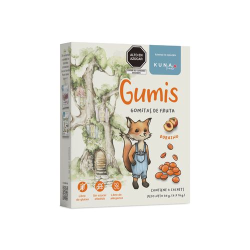 Gummis Durazno Kuna Foods 64g