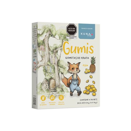 Gummis Piña Kuna Foods 64g