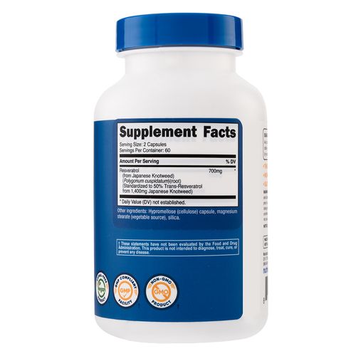 Resveratrol 700mg Nutricost 120cap