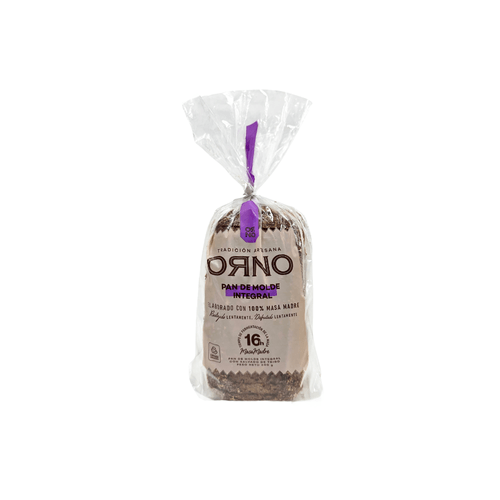 Pan de molde de masa madre con salvado de trigo Orno 600g