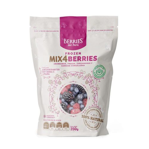 Mix 4 Congelados Berries 350 g