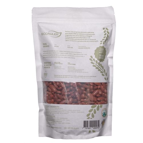 Frijol Rojo org Ecoauler 500g